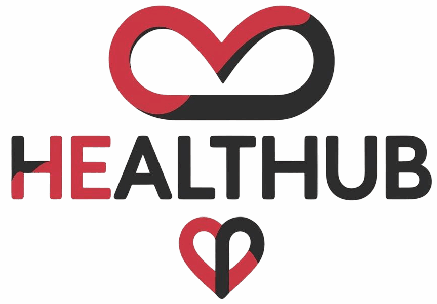 healthhub logo emblem with heart photoroom